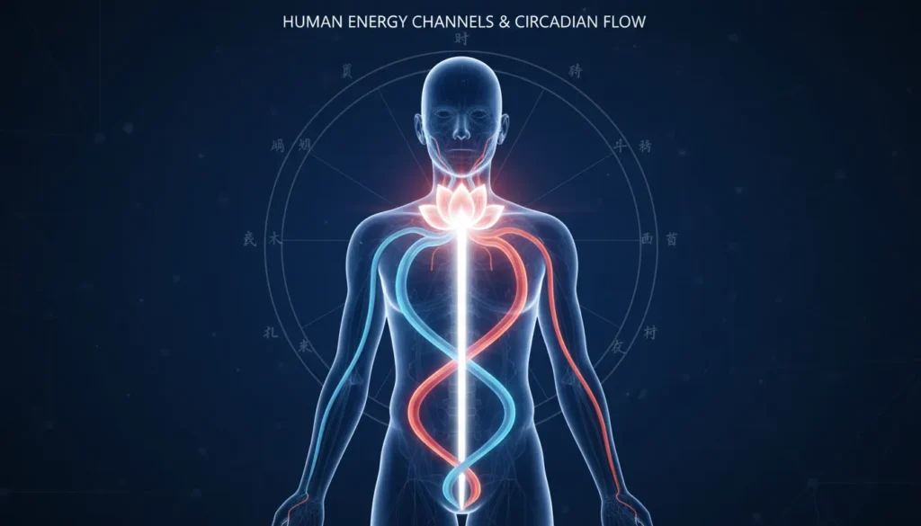Ancient energy systems explaining body signs and meanings across traditions.