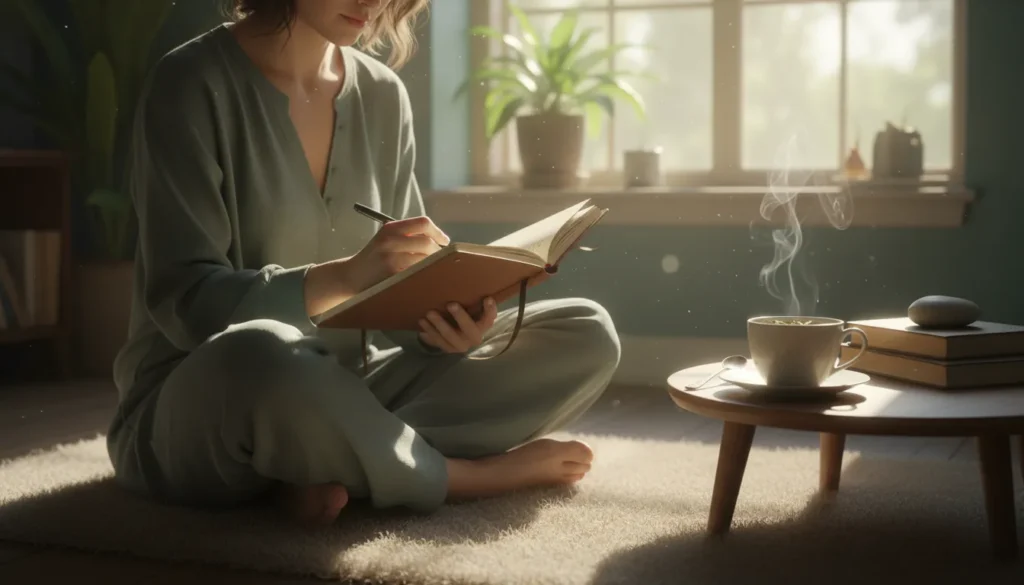 Reflective journaling as a safe way to understand body signs and meanings.